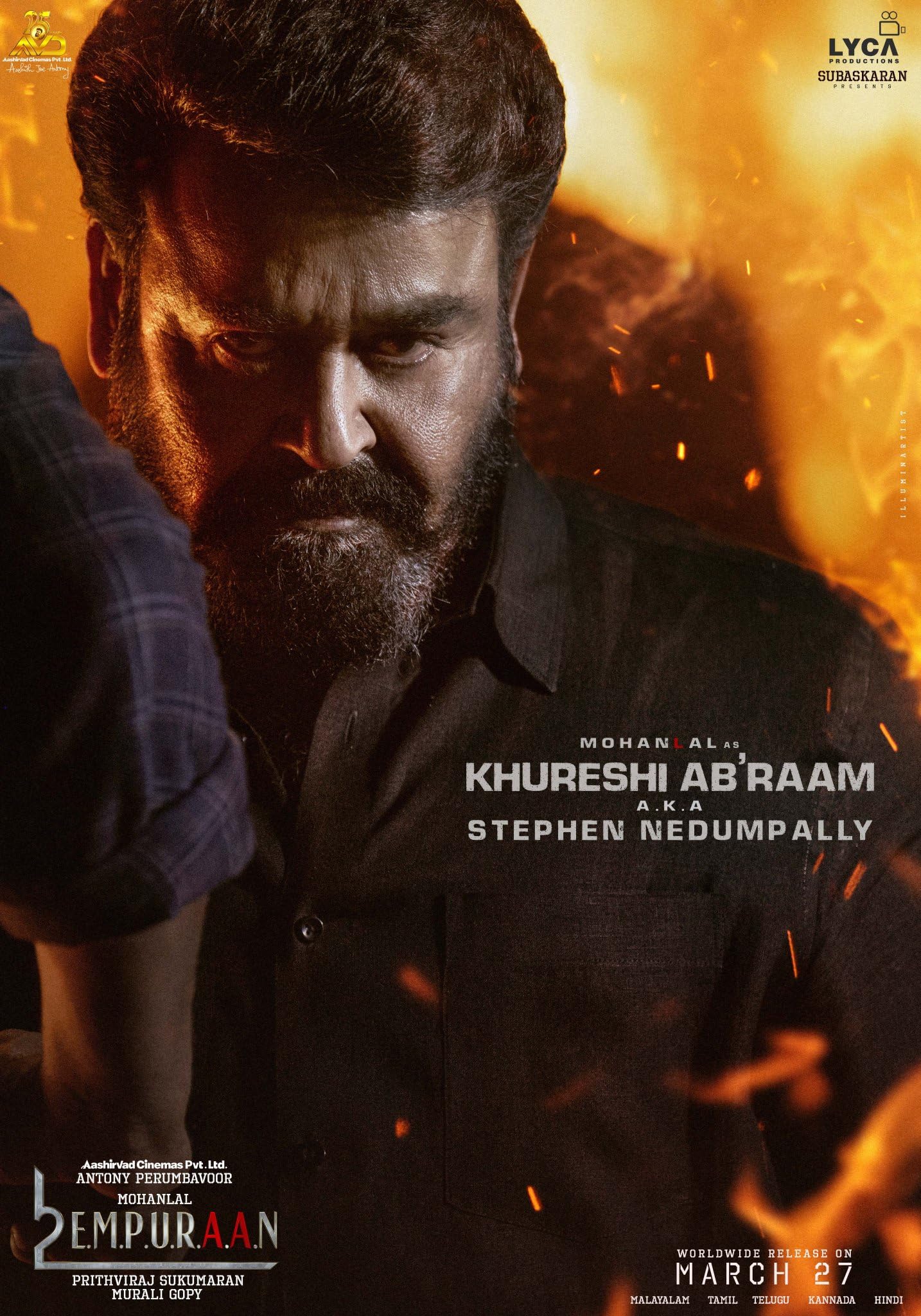 Download L2: Empuraan – Empuraan (2025) WEB-DL Hindi ORG+ Malayalam + Tamil + Telugu Full Movie 1080p | 720p | 480p [650MB] download