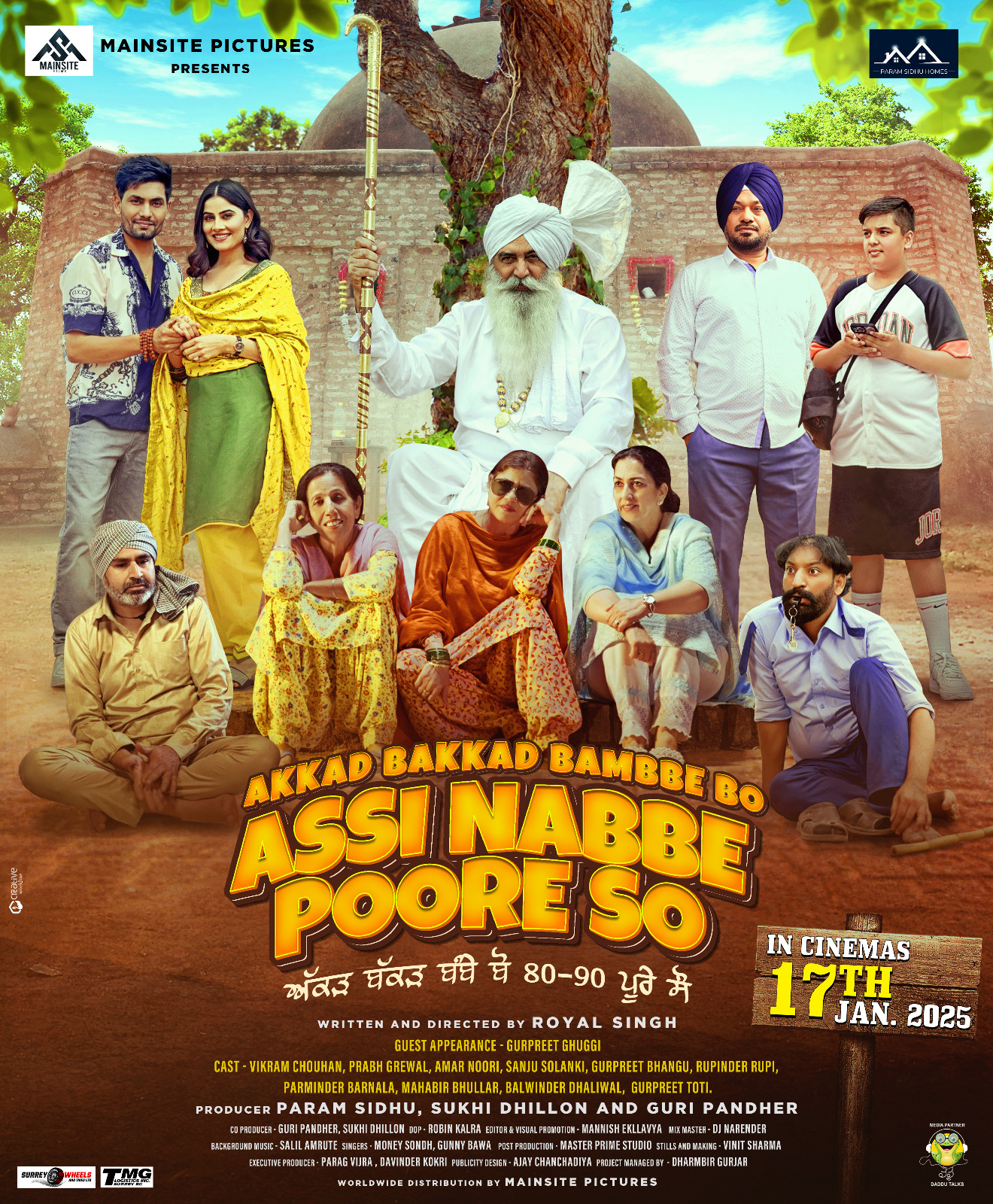 Download Assi Nabbe Poore So (2025) WEB-DL Punjabi ORG Full Movie 1080p | 720p | 480p [500MB] download